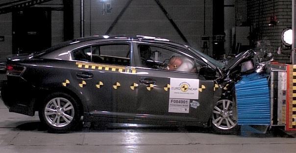 Toyota Avensis im Euro NCAP-Crashtest. Foto: Auto-Reporter/Euro NCAP